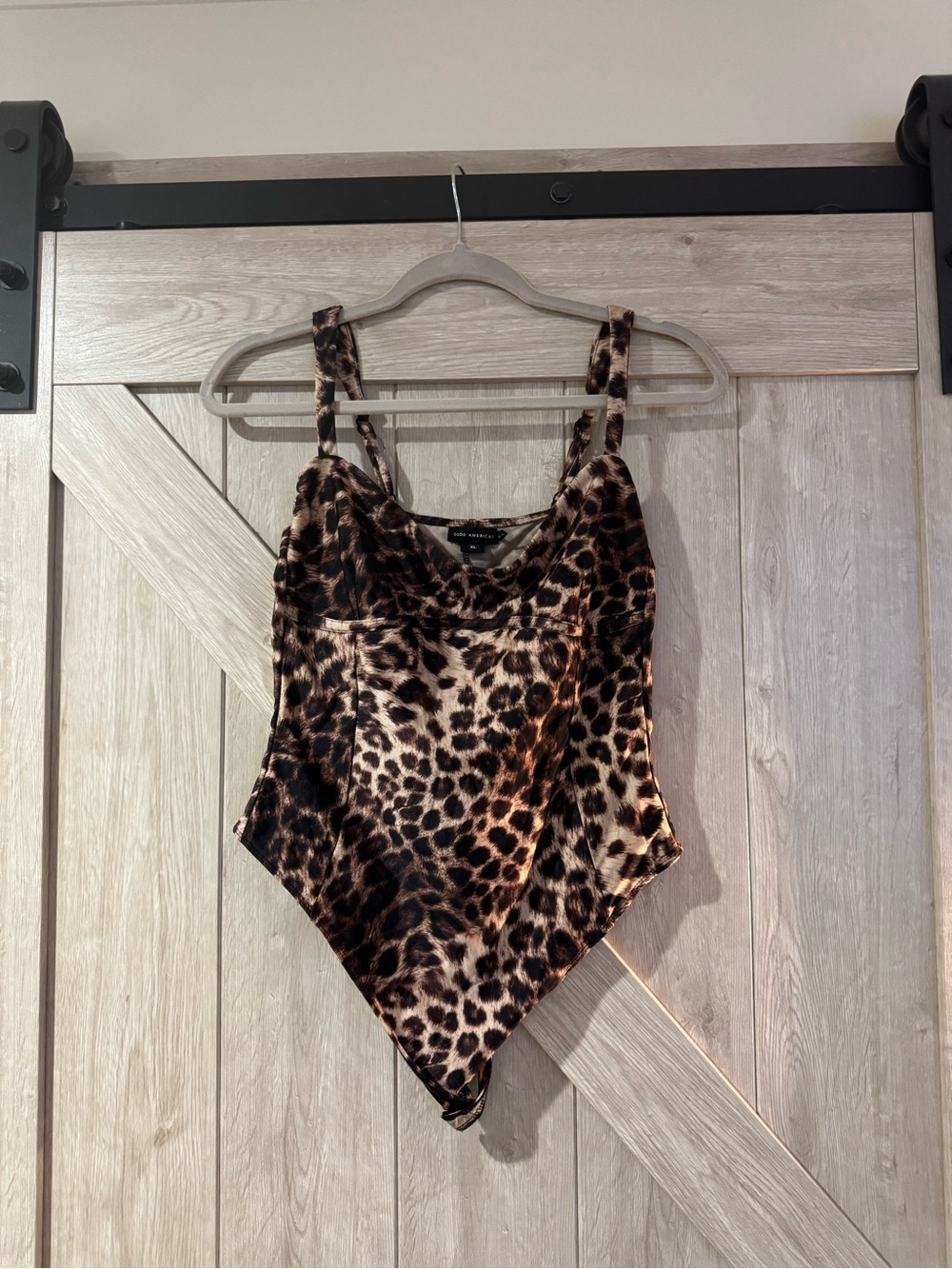Leopard Print bodysuit- Brown